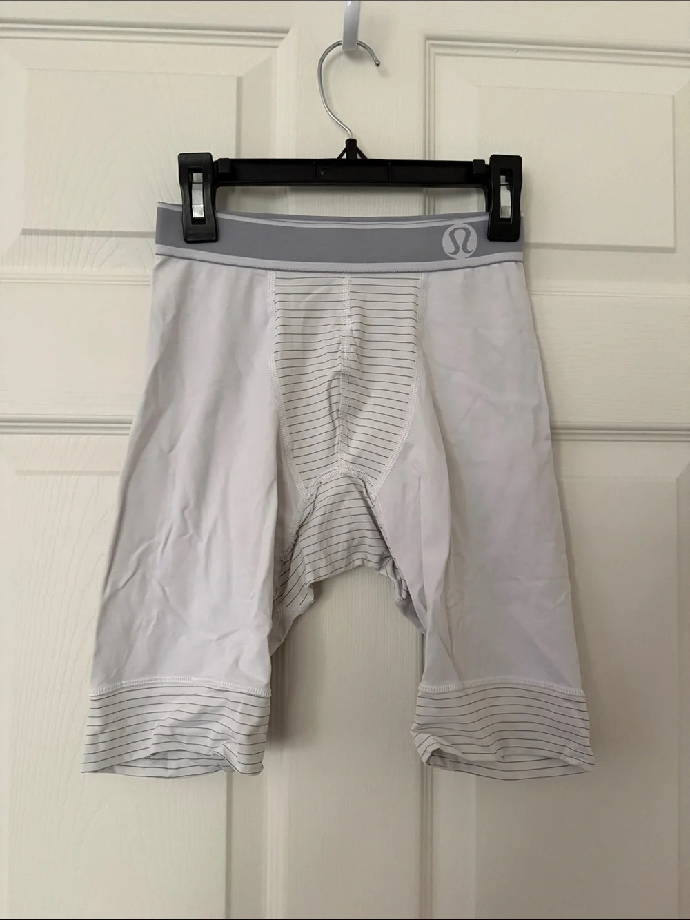 lululemon athletica White & Light Gray Men's Boxer Briefs